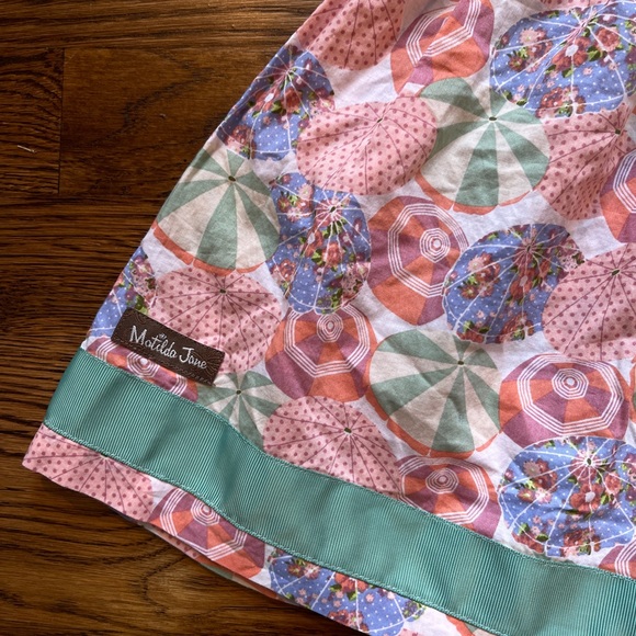 Matilda Jane Kids Parasol Floral Printed Knot Top 8-10 - Picture 13 of 16